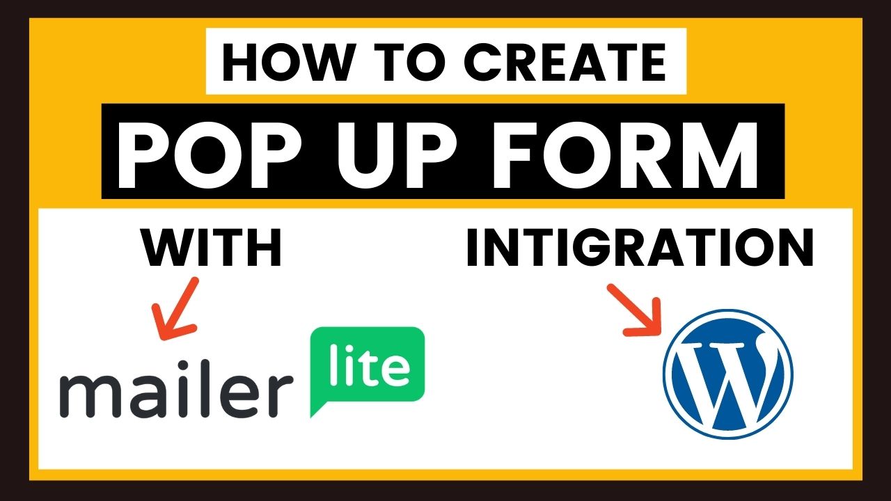 Read more about the article How do I create a popup in WordPress using Mailerlite